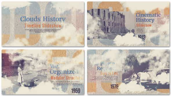 Clouds History Timeline Slideshow - VideoHive 55451370