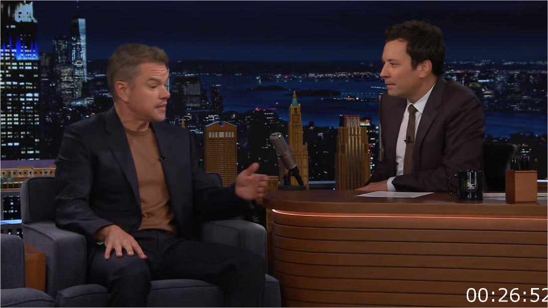 Jimmy Fallon (2024-07-24) Matt Damon [1080p] (x265) [6 CH] KhpQKJm7_o