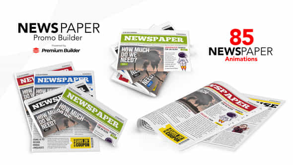 Newspaper Promo Builder - VideoHive 46684542