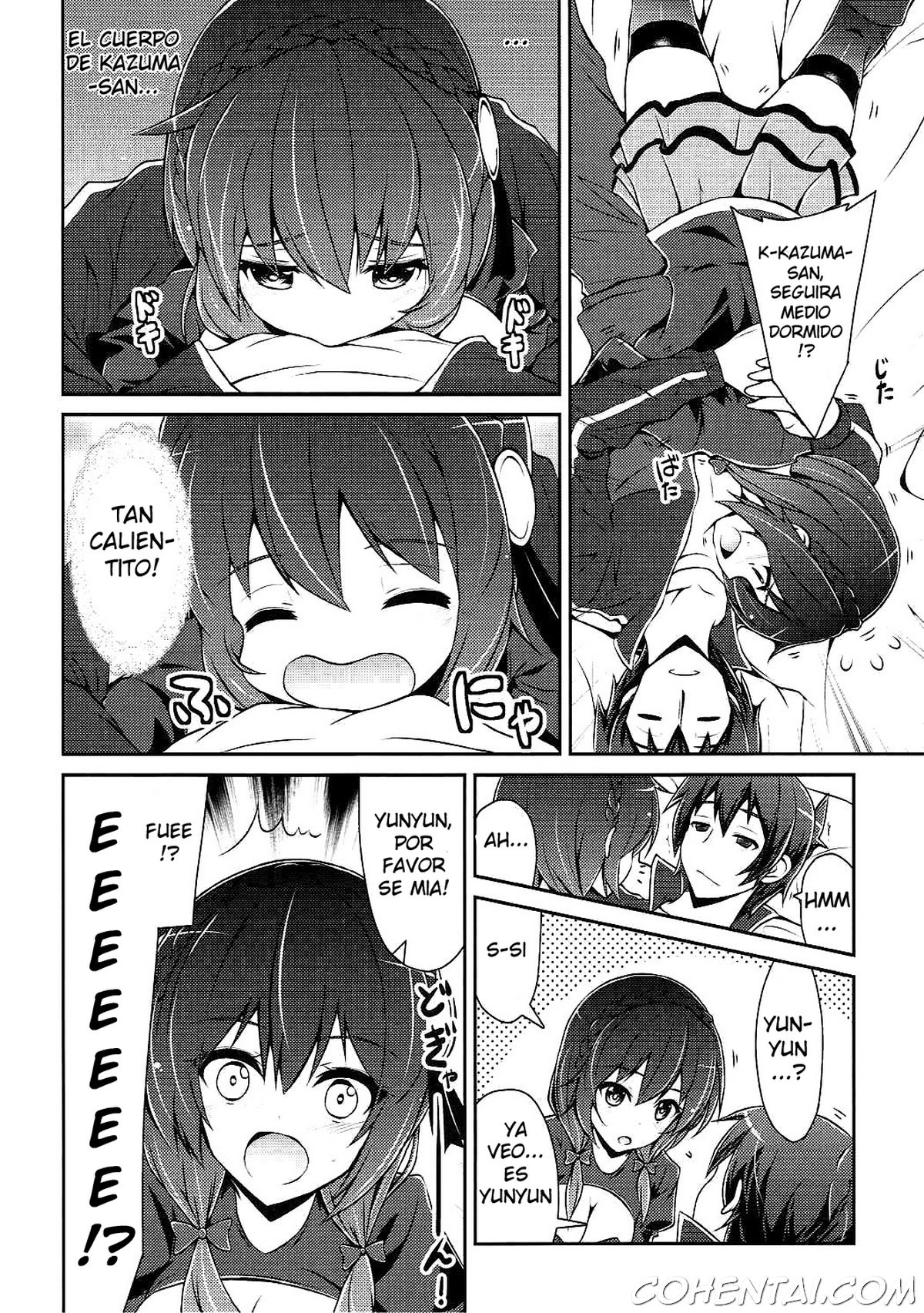 Yunyun shiyou! (Kono Subarashii Sekai ni Syukufuku o!) xxx comics manga porno doujin hentai español sexo 