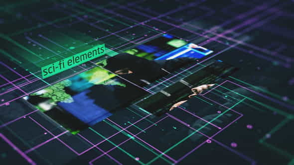 Sci-Fi Elements Slideshow - VideoHive 25362113