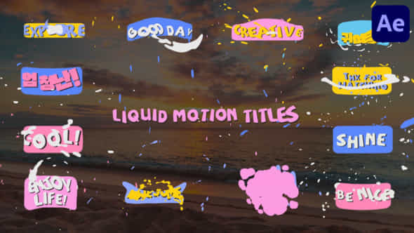 Liquid Motion Titles - VideoHive 47565024