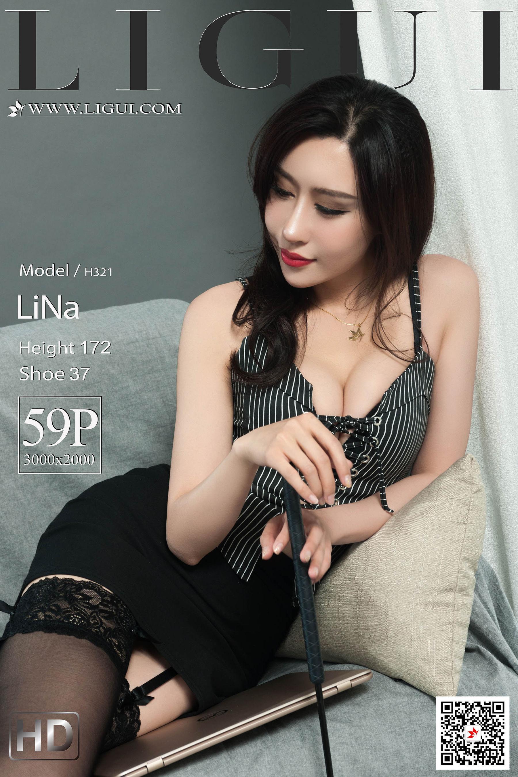 [丽柜Ligui] 2021.01.11 LiNa 丝足美腿套图(1)