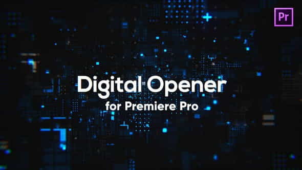 Digital Technology Opener for Premiere - VideoHive 24653883
