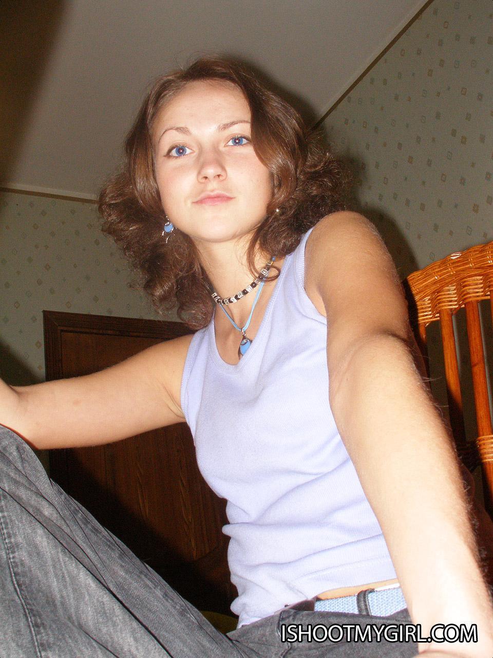 Young girl Tanya shows her tiny ass and poses in undies at her home(7)