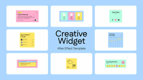 Ui Creative Widget - VideoHive 58503036