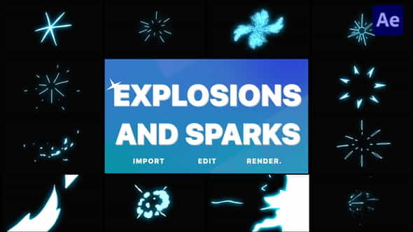 Explosions and Sparks Pack | - VideoHive 33693737