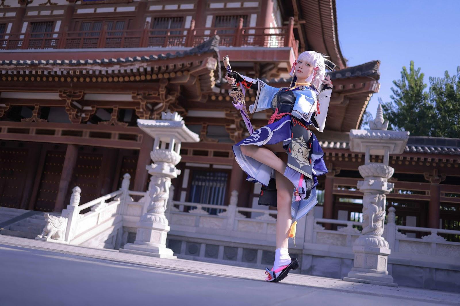 Cosplay 水淼Aqua 神里綾華 Kamisato Ayaka(7)