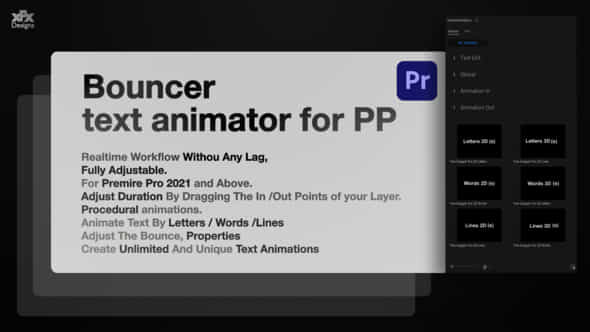 Bouncer Text Animator - VideoHive 37329515