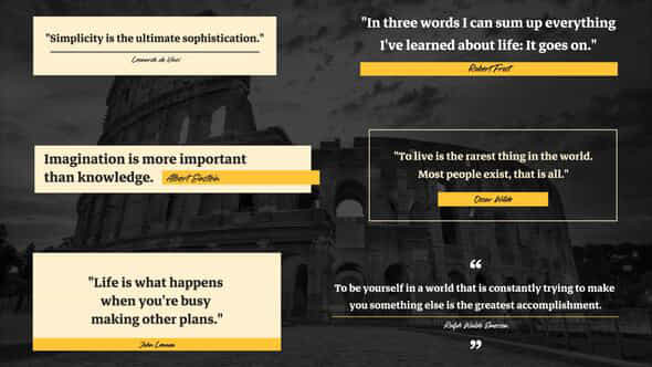 Quote Titles - VideoHive 52636794