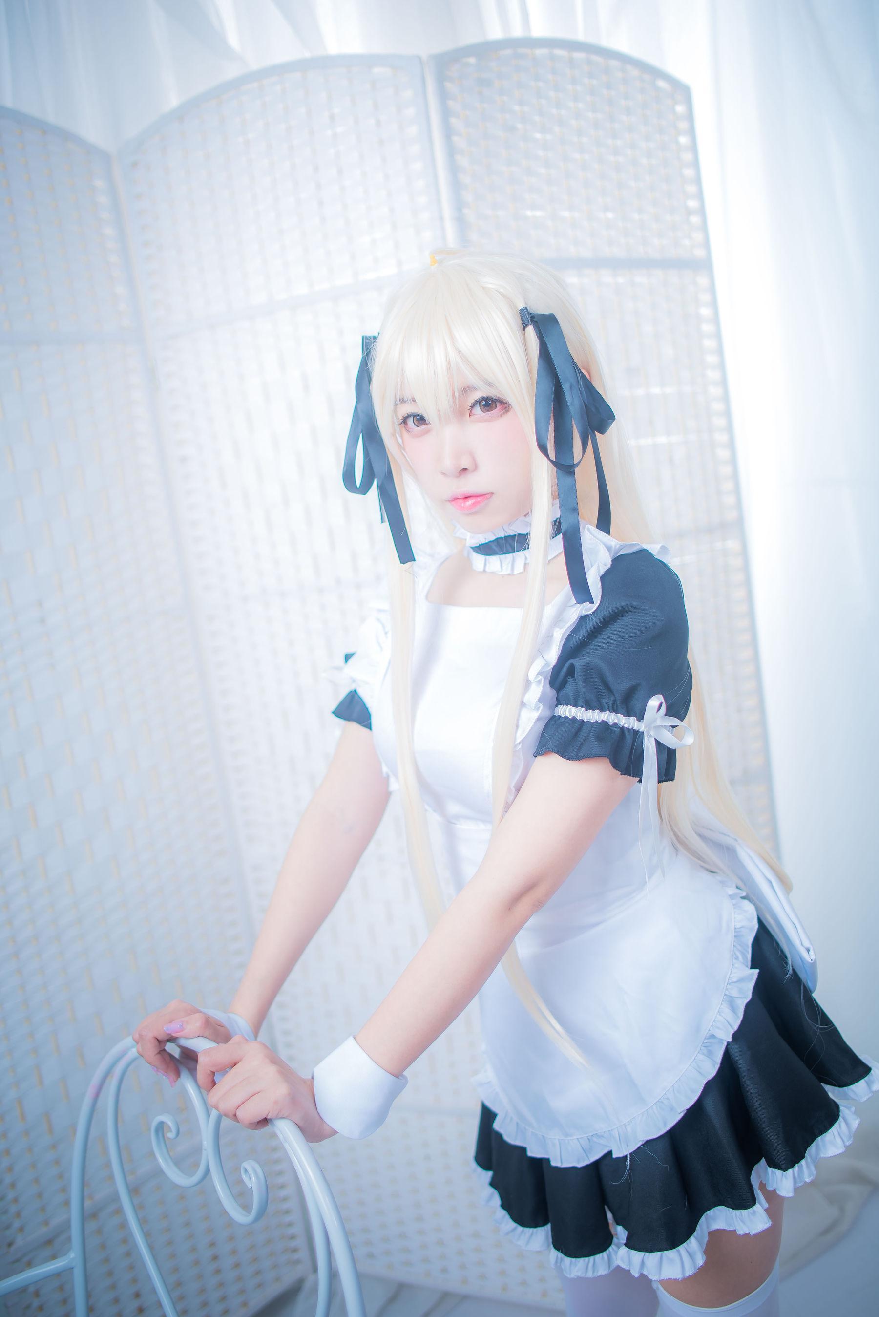 [Cosplay] 人气Coser二佐Nisa – 穹妹女仆(8)