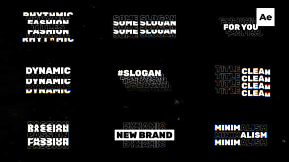 Text Titles Ae - VideoHive 55522470