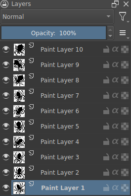 animated brush layers