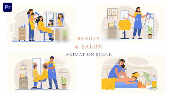 Beauty Unisex Salon - VideoHive 43419060