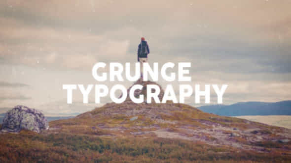 Grunge Typography Opener - VideoHive 19710875