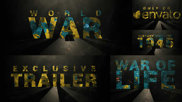 War Trailer Teaser - VideoHive 25821393