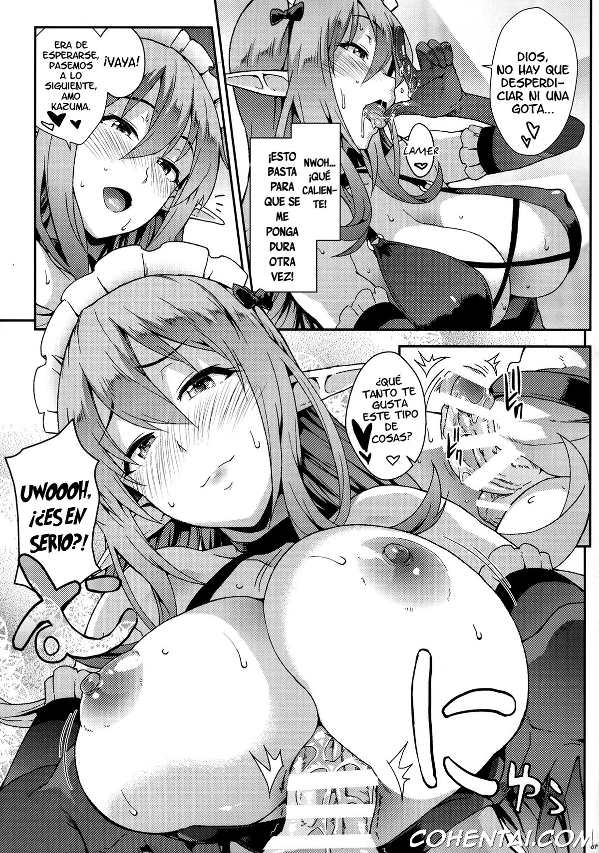 Kono Kairaku Ga Sugoi! (Kono Subarashii Sekai ni Syukufuku o!) xxx comics manga porno doujin hentai español sexo 