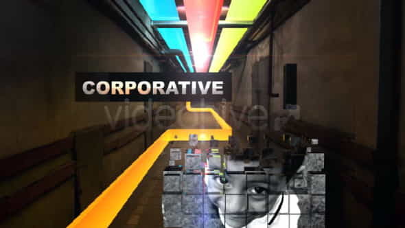 Colorful Corridor Opener - VideoHive 752442