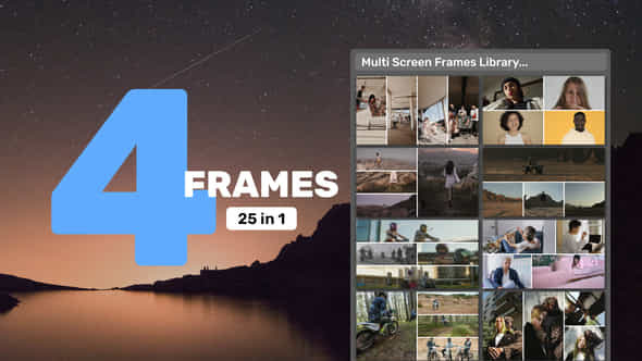 Multi Screen Frames - VideoHive 39344587