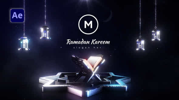 Ramadan Logo Reveal - VideoHive 50930777