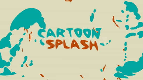 Cartoon splash logo | Cartoons - VideoHive 2750714