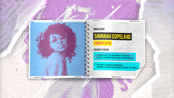 Speakers Grunge Intro - VideoHive 49954223