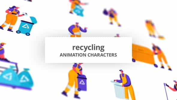 Recycling - Character Set - VideoHive 28672498