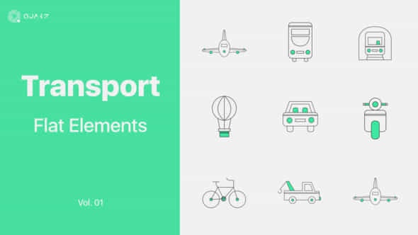 Transport Icons - VideoHive 46027159