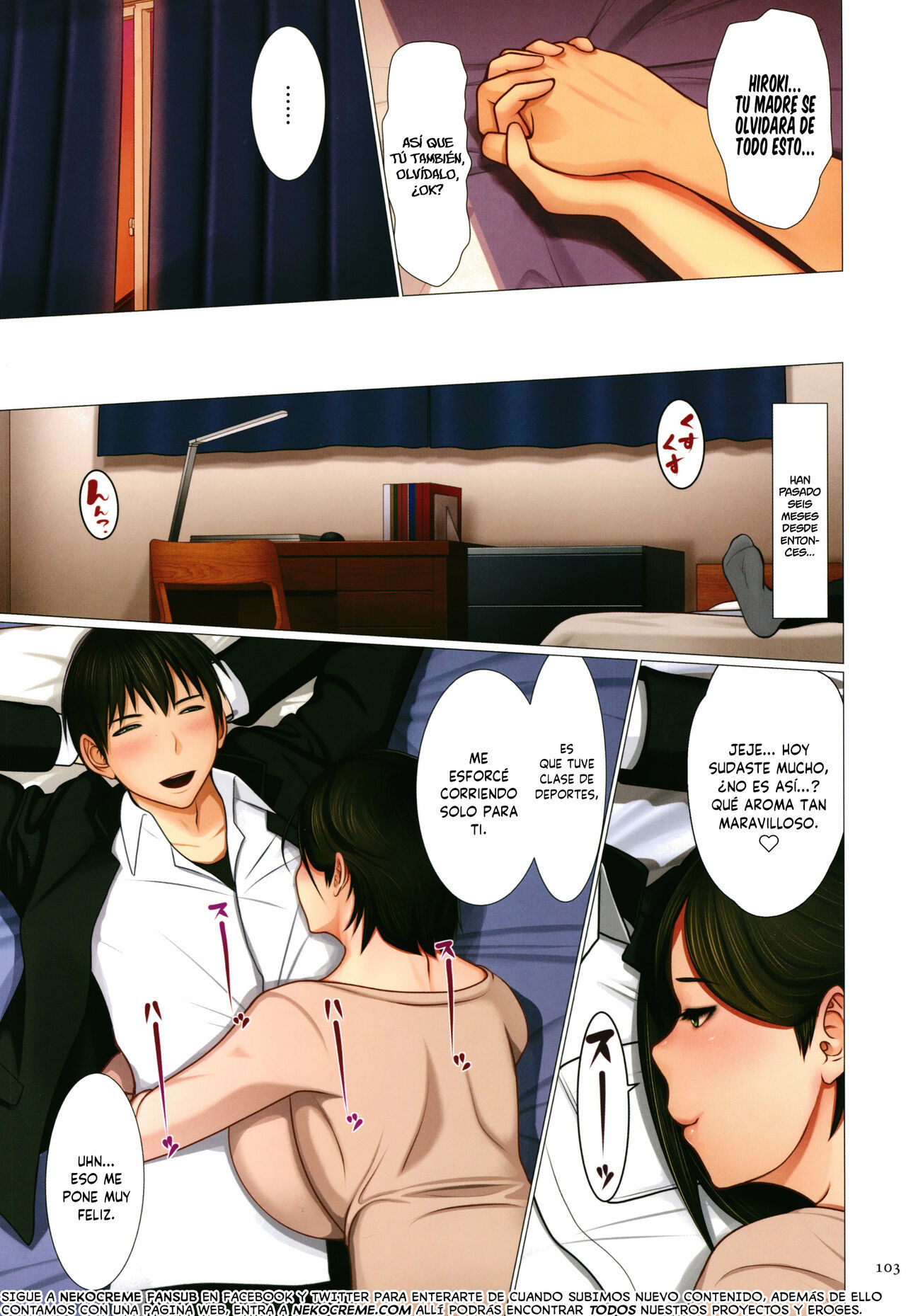 [Emori Uki] Boshi no Inshuu  El Olor Lascivo de una Madre y su Hijo (Bibo Soukan)[Spanish][NekoCreme]