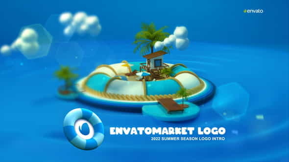 Summer Travel Logo Intro - VideoHive 38213257