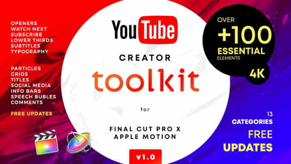 YouTube FCPX Creator Tool Kit - VideoHive 25022531