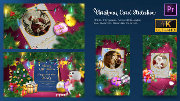 Christmas Card Slideshow - VideoHive 41794035