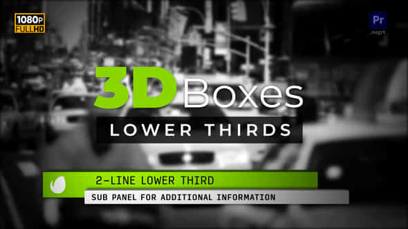3D Boxes Lower - VideoHive 36580715