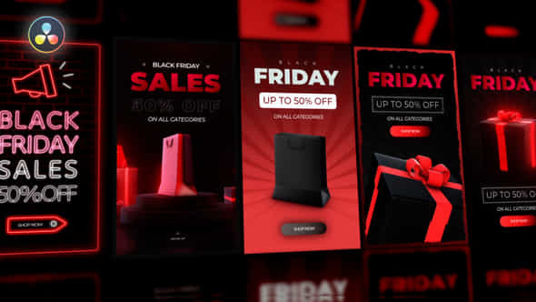 Black Friday Sales Stories - VideoHive 49147377