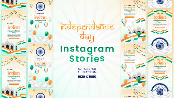 Indian Independence Day Creative Instagram Story Template - VideoHive 53716675
