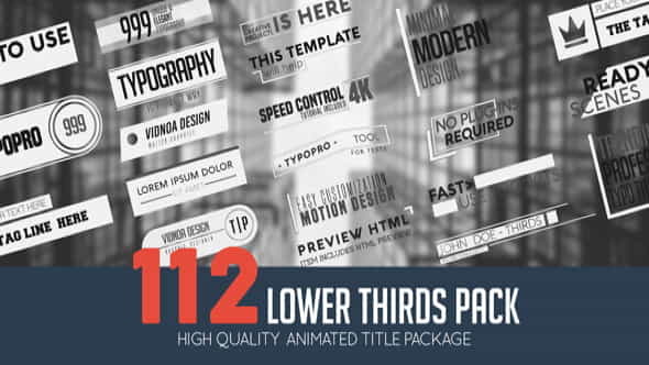 Lower Thirds Pack | Corporate - VideoHive 21165659