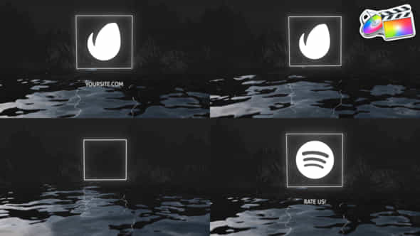 Dark Water Logo For Fcpx - VideoHive 50585932