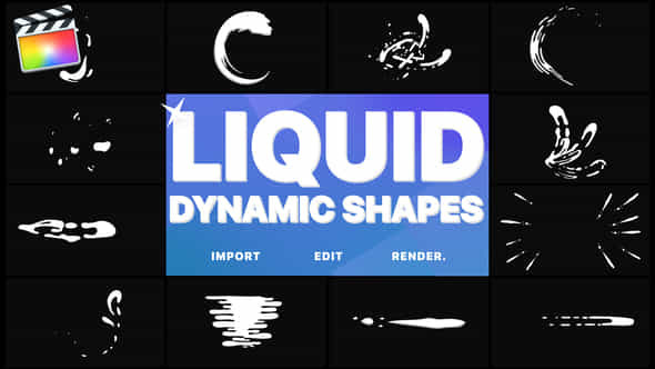 Dynamic Liquid Shapes - VideoHive 24233428