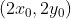 (2x_{0},2y_{0})