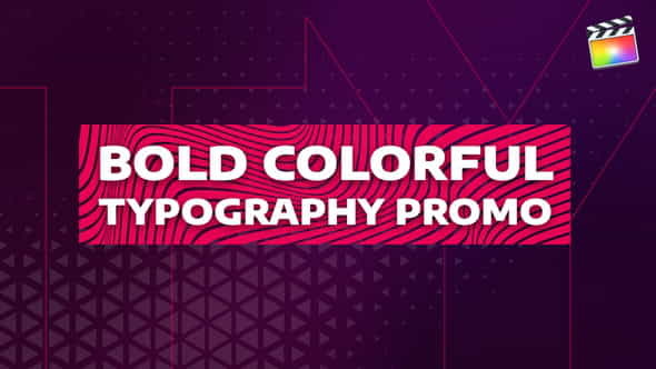 Bold Colorful Typography Promo | - VideoHive 32301618