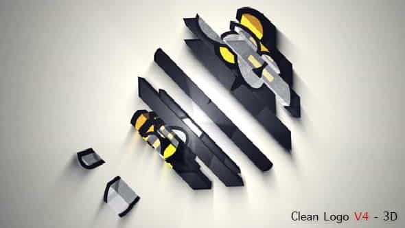Clean Logo V4 - 3D - VideoHive 4020936