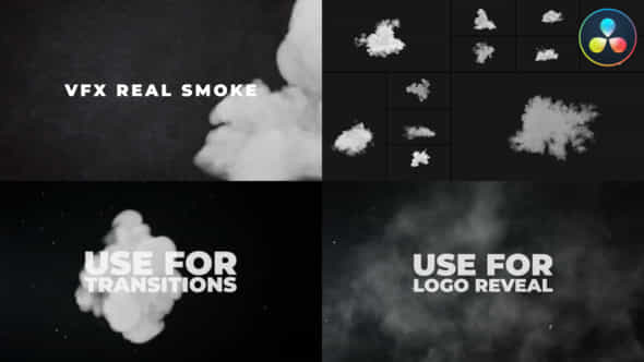 Vfx Real Smoke For Davinci Resolve - VideoHive 50500558