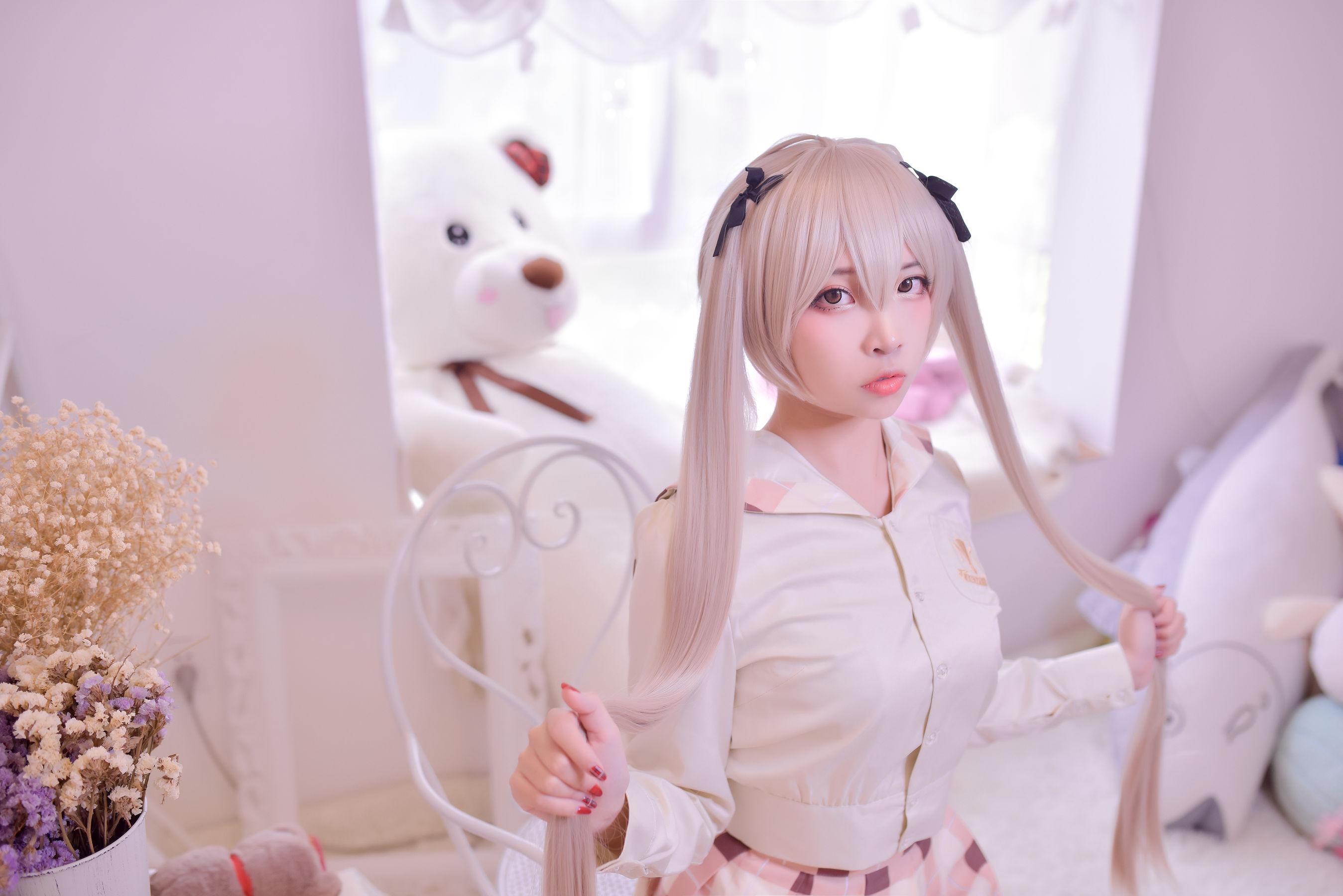 [Cosplay] 人气Coser二佐Nisa – 穹妹校服(15)