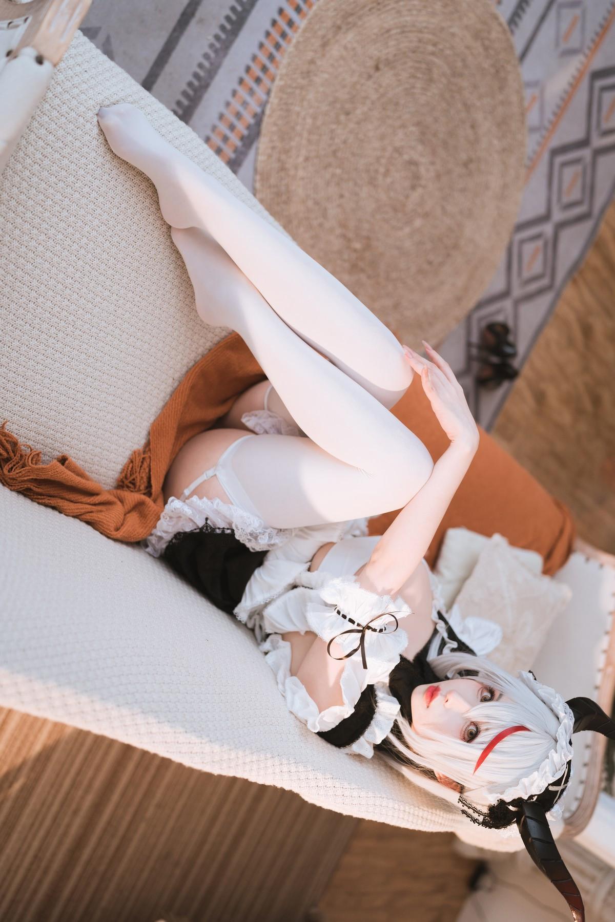 Cosplay rioko凉凉子 妄想航线 港区的龙女仆(23)