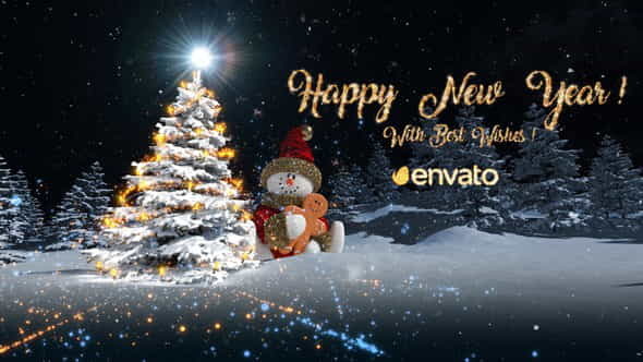 New Year Snowman 1 - VideoHive 19018159