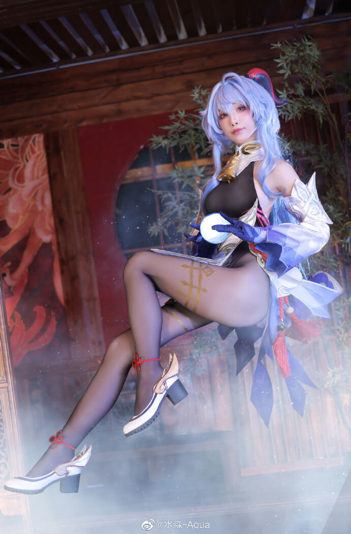 Cosplay：原神甘雨cos,是椰羊也是魅魔 @水淼-Aqua