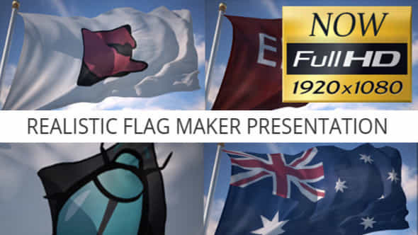 Realistic Flag Maker Presentation - VideoHive 3075352