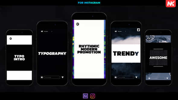 Instagram Reels Typography - VideoHive 47223841