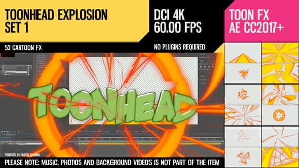 Toonhead (Explosion FX Set 1) - VideoHive 26141570