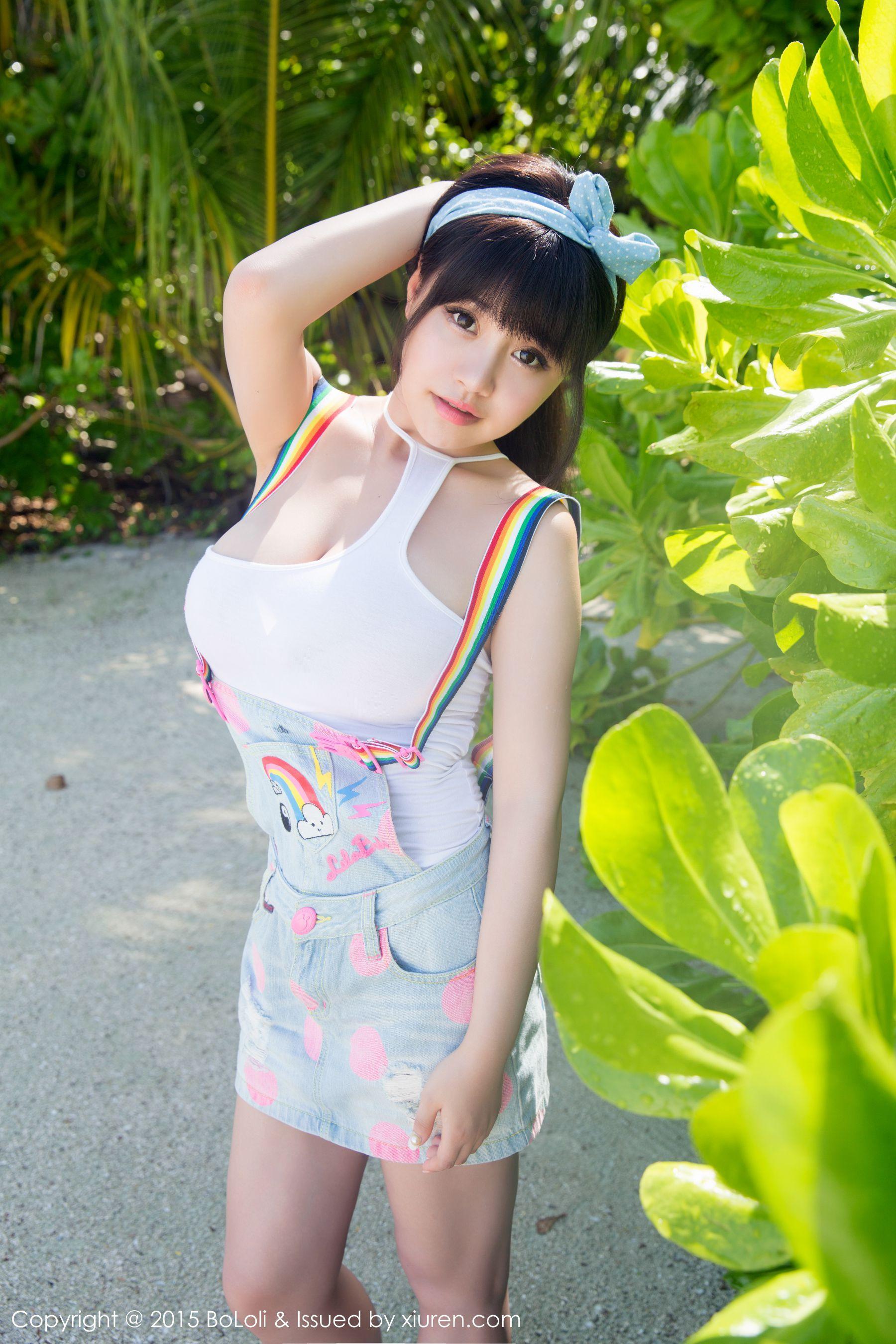 Barbie可儿《马尔代夫旅拍》第二套 [BoLoli波萝社] Vol.050 写真集(5)